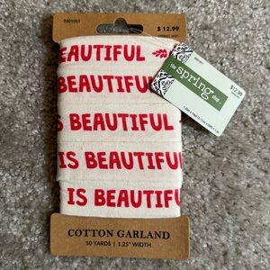 Hobby Lobby Life is Beautiful Cotton Garland